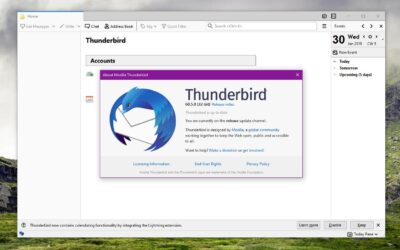 Alterar o tempo limite (smtp) para o Thunderbird